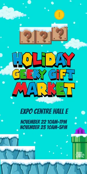 WIN TICKETS AND GEEK GOLD: Geeky Holiday Gift Market