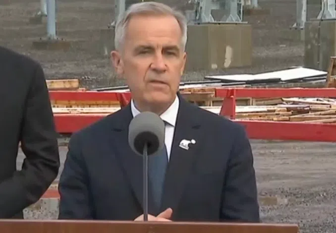 PM Mark Carney speaks in Terrace BC