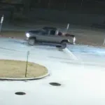 Suspect vehicle one in wheelchair athletics heist. Supplied image