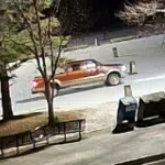 Suspect vehicle two in wheelchair athletics heist. Supplied image