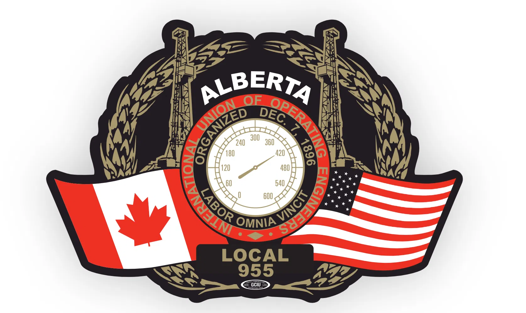 International Union of Operating Engineers Local 955 Logo