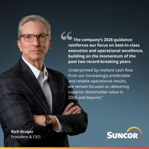 Suncor CEO Rich Kruger, Facebook posting