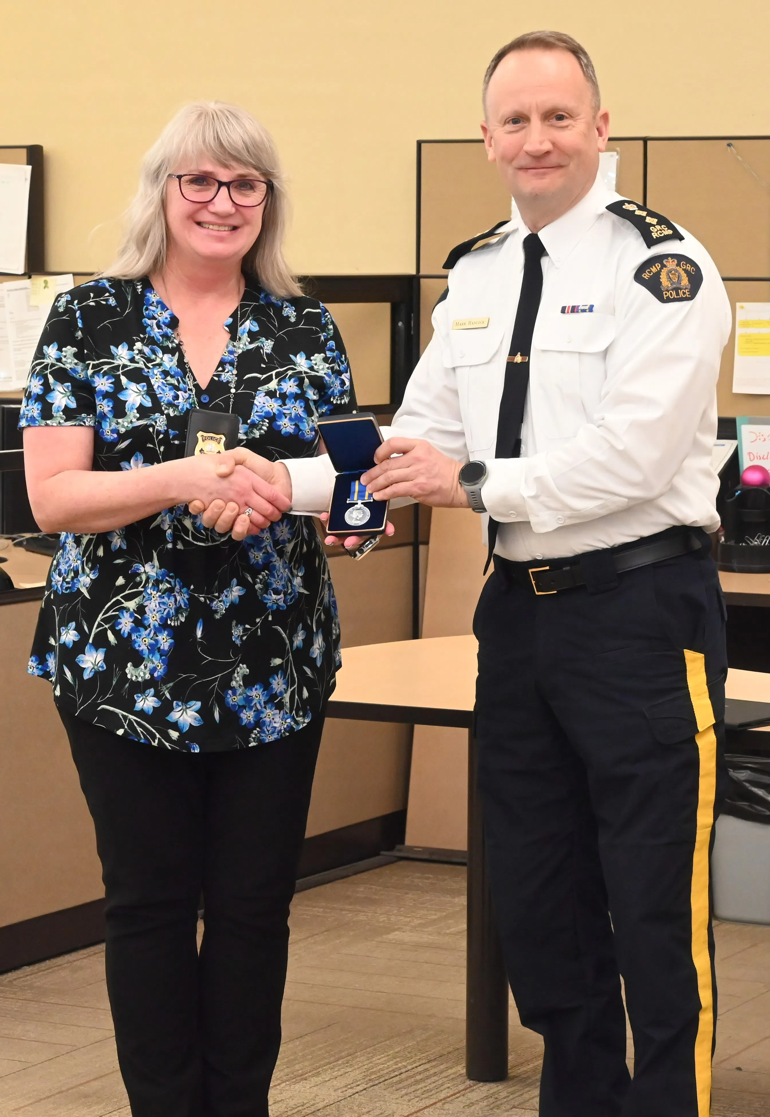 Cst. James and OIC WB