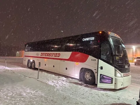 One dead, several injured after Diversified bus rolls over on Highway 43 near Grande Prairie