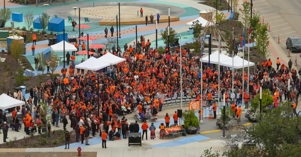 Community Gathering and Walk to recognize National Day for Truth and Reconciliation. RMWB Web image