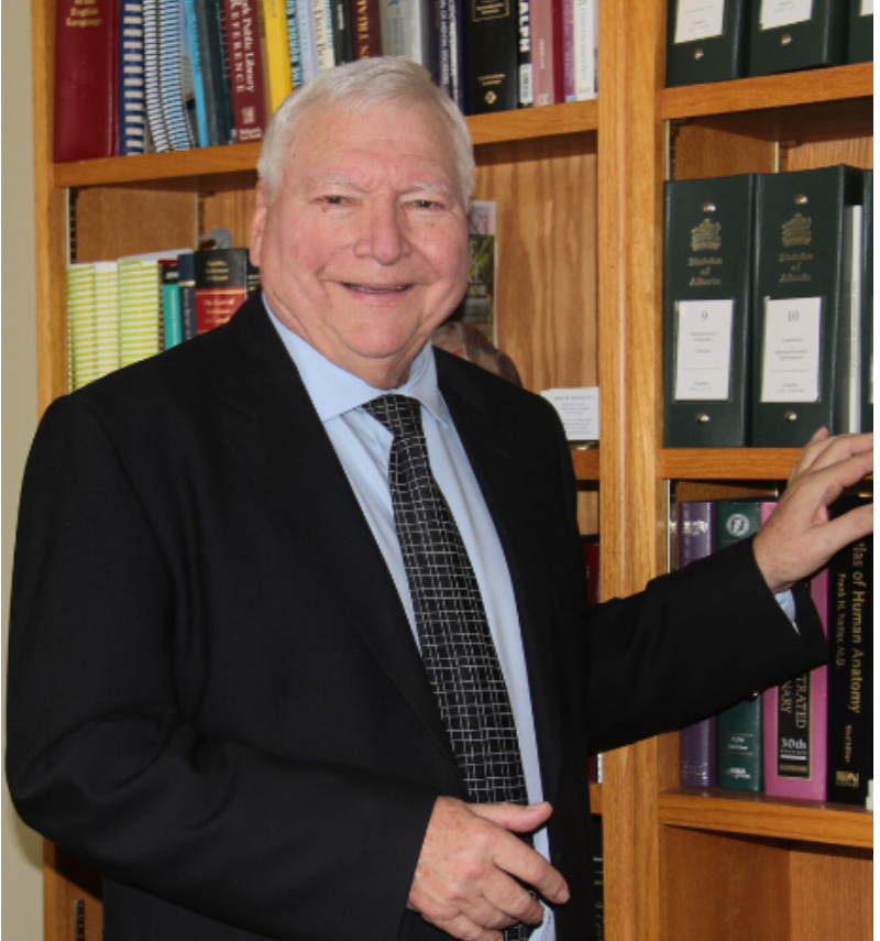 Retired Justice, Adam Germain (KC) image via: https://germainkc.ca/