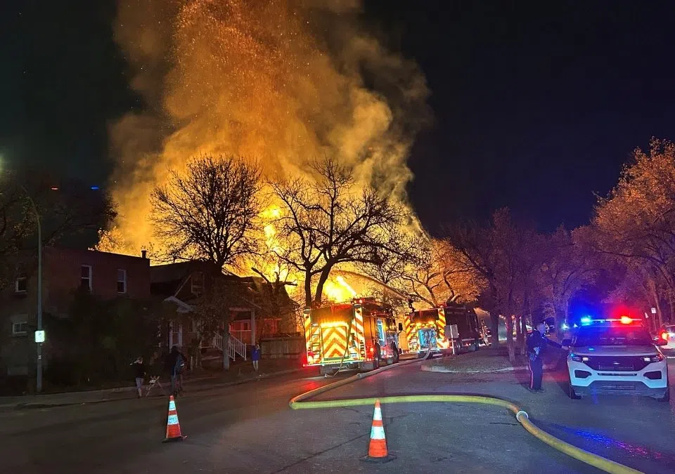 Massive fire damages several buildings on Victoria Avenue