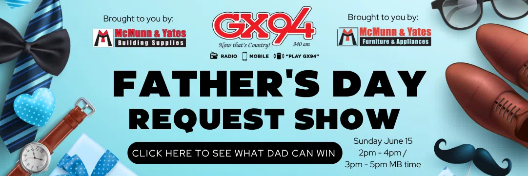 Feature: https://www.gx94radio.com/2025/06/08/gx94-fathers-day-request-show/