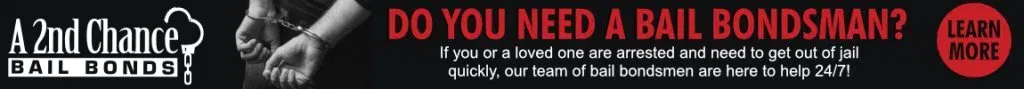 a second chance bail bonds banner ad 
