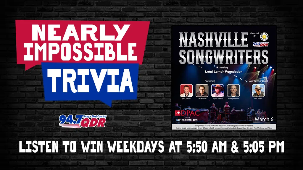 Feature: https://d3731.cms.socastsrm.com/2026/02/08/nearly-impossible-trivia-win-tickets-to-nashville-songwriters/