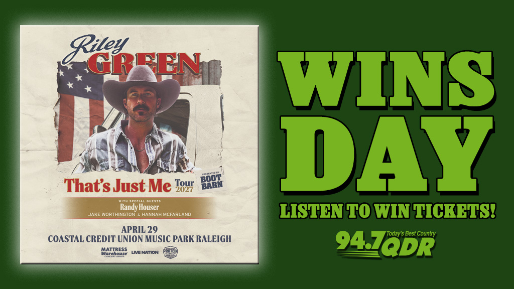 Feature: https://www.947qdr.com/2026/09/28/wins-day-riley-green-tickets/