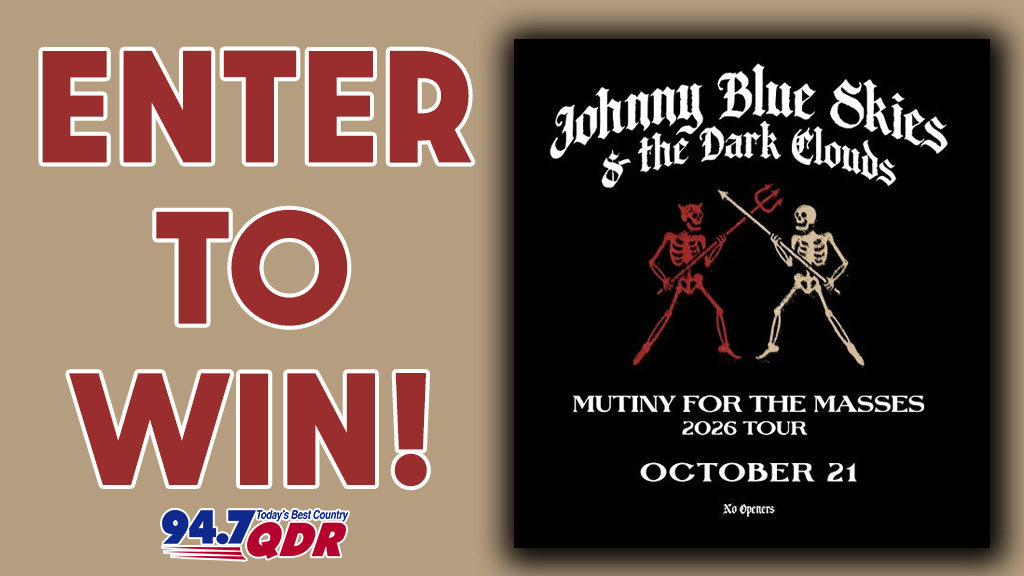 Feature: https://www.947qdr.com/2026/10/12/win-tickets-to-see-johnny-blue-skies-at-the-lenovo-center/