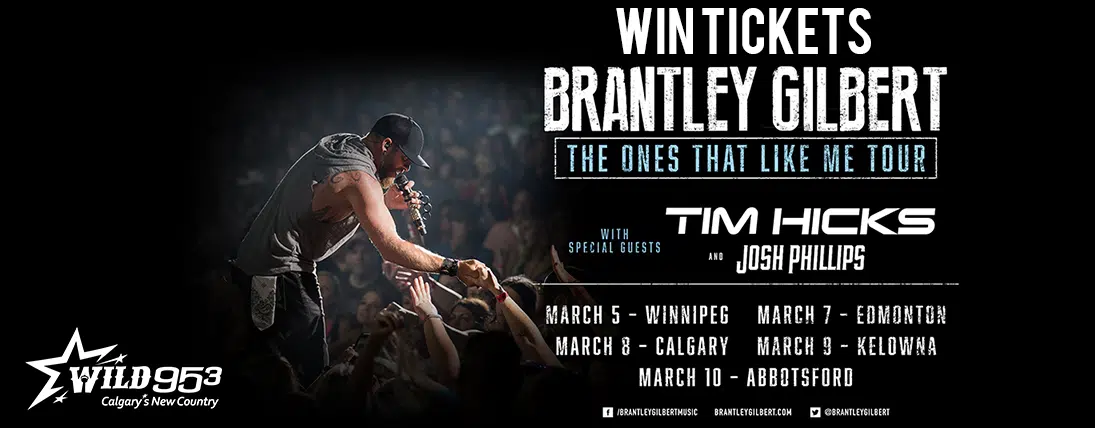 Win tickets to Brantley Gilbert – The Ones That Like Me