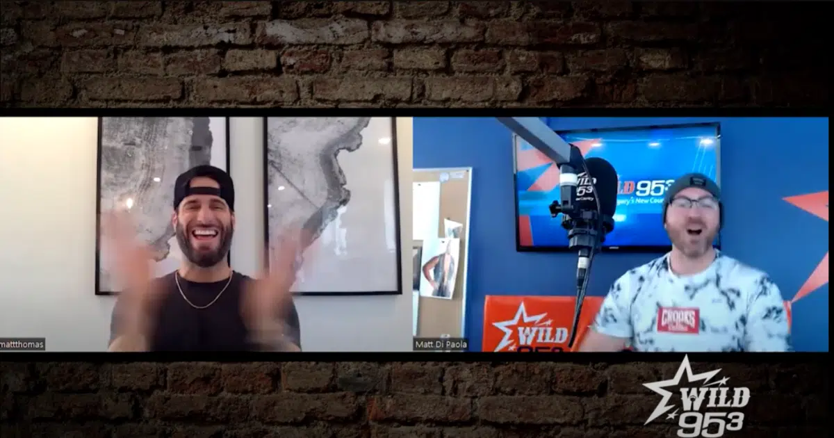 Matt Thomas from Parmalee WILD 953 Calgary's New Country