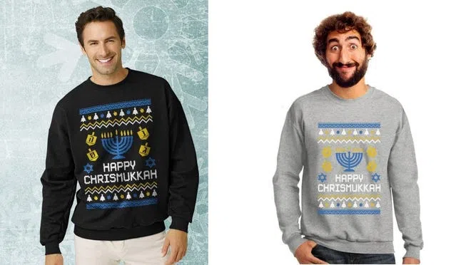 This sweater just screams "One love."