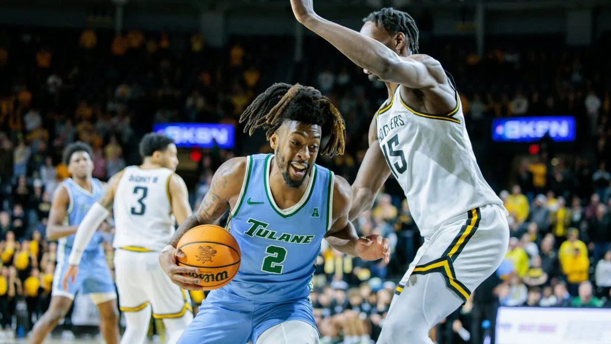 Tulane Basketball Player Dies In Tragic Accident Louisiana Sports 2025 02 23t195555z 2085615391 Rtrmadp 3 Ncaa Basketball Tulane At Wichita State Scaled 1200x675