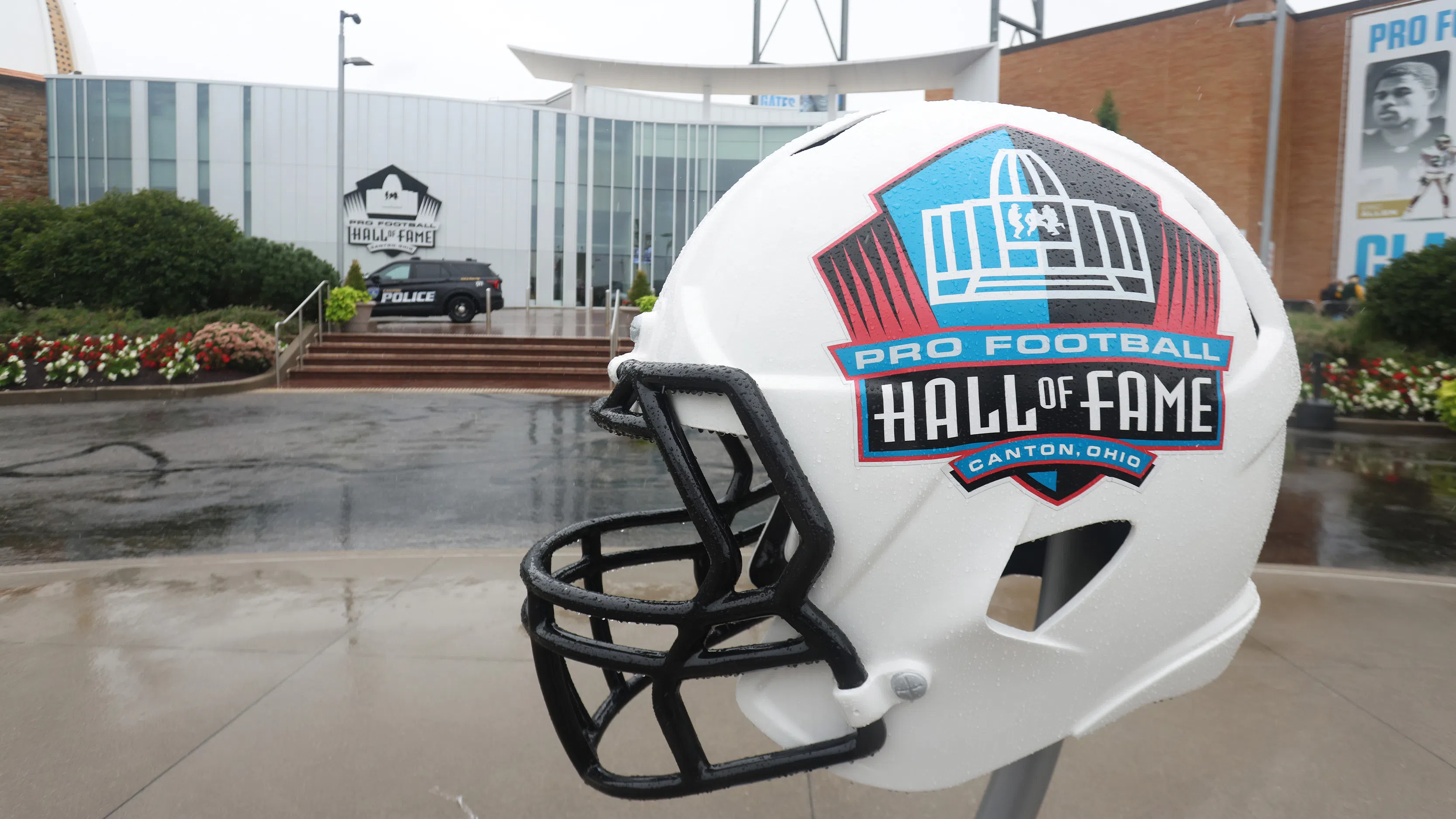 Pro Football Hall of Fame helmet