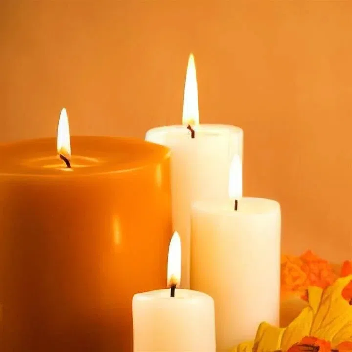 orange candles