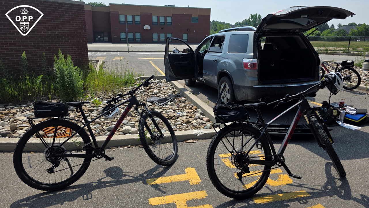 OPP out into community on bicycle patrol