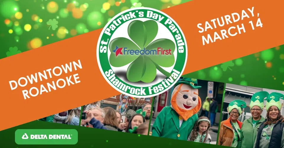 Feature: https://www.downtownroanoke.org/events/signature-events/st-patricks-day-parade-and-festival