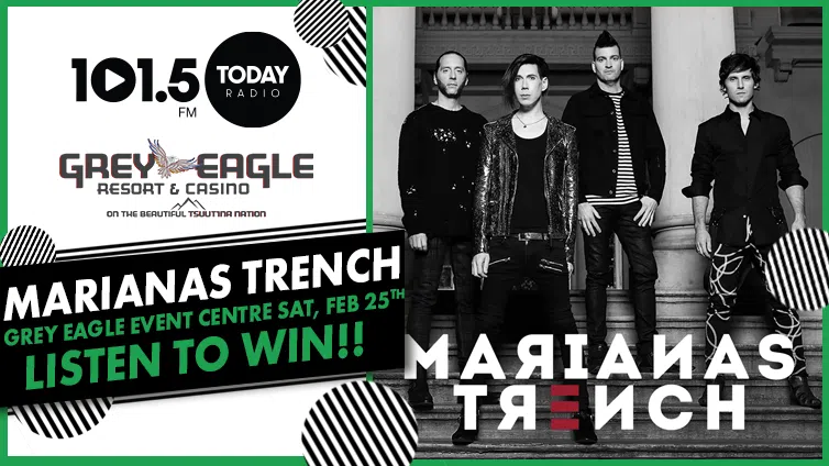 Win Marianas Trench tickets!