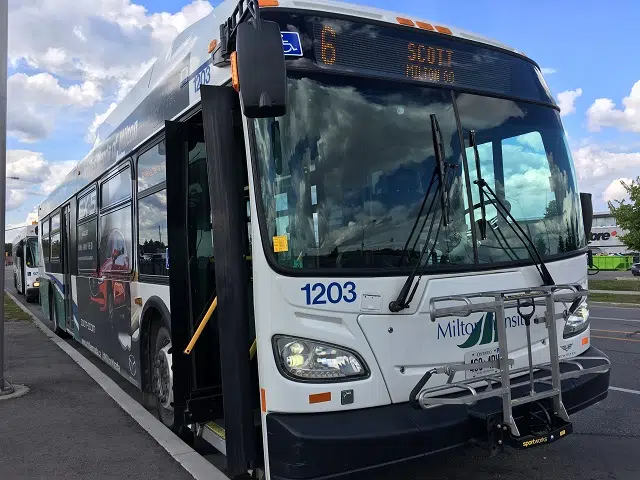 Ontario providing Milton with funding for public transit