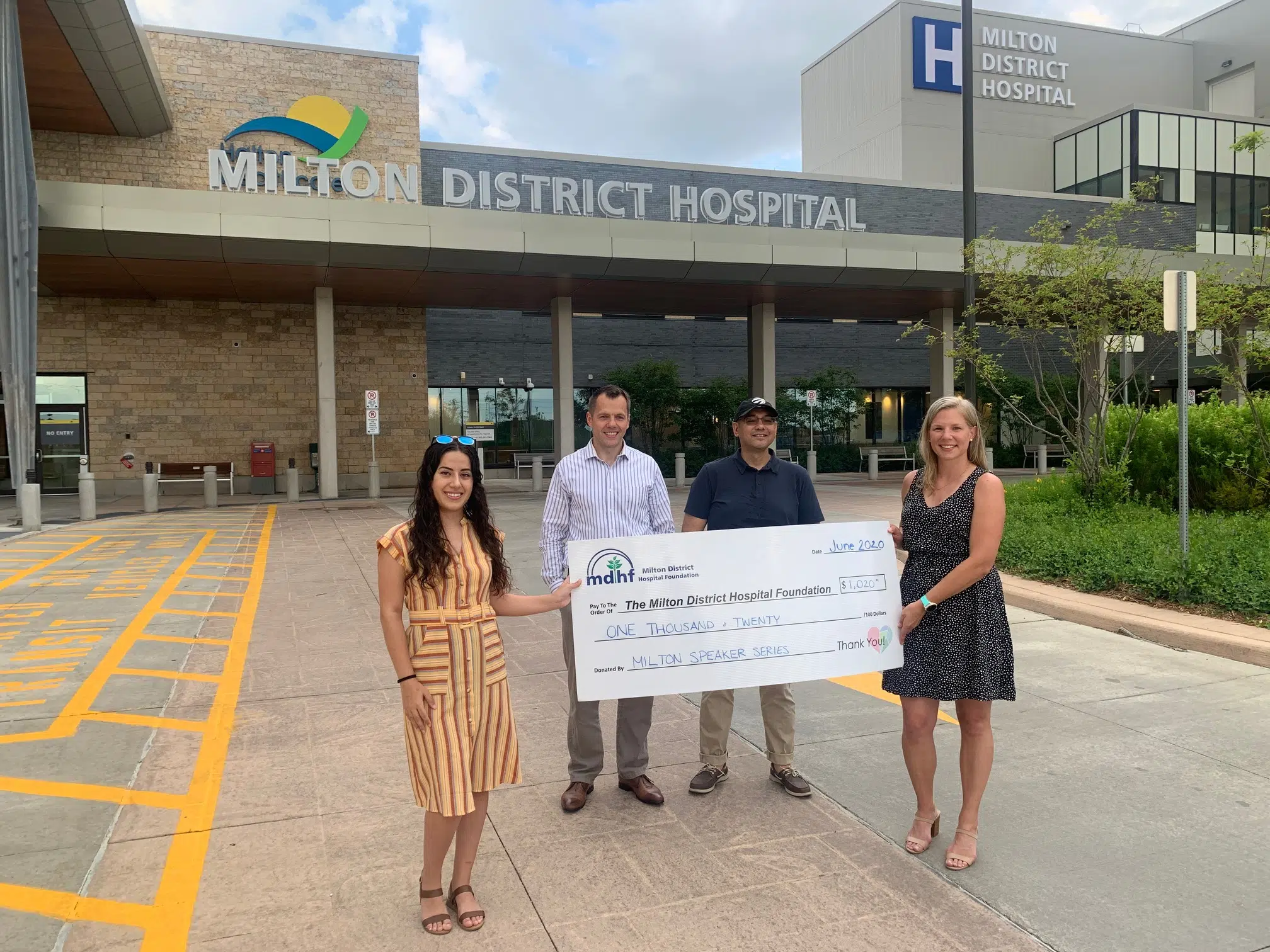 Milton District Hospital Foundation receives money from local groups