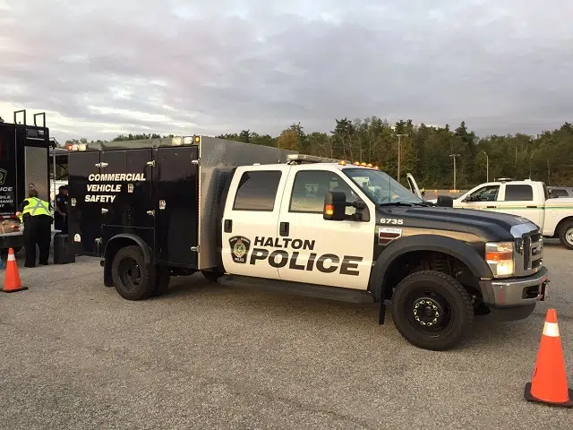 Halton Police take 40 vehicles off the road during commercial motor vehicle inspections