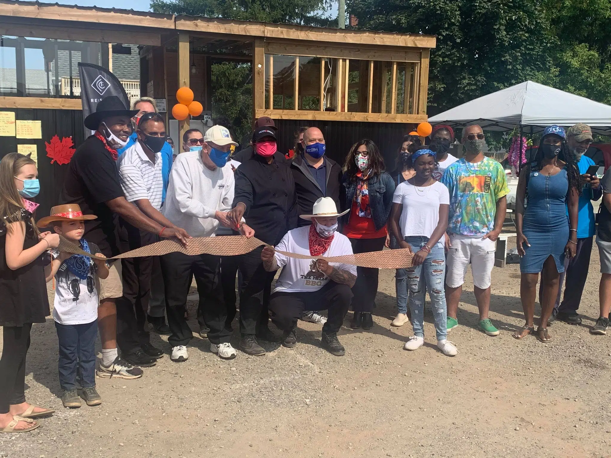 The Mills BBQ Grand Opening good sign for Food Truck Plaza