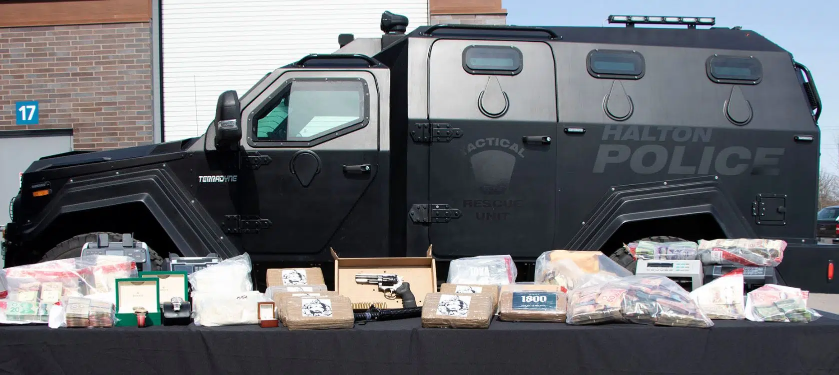 Halton Police seizes millions of dollars in drugs, currency, and more in record bust