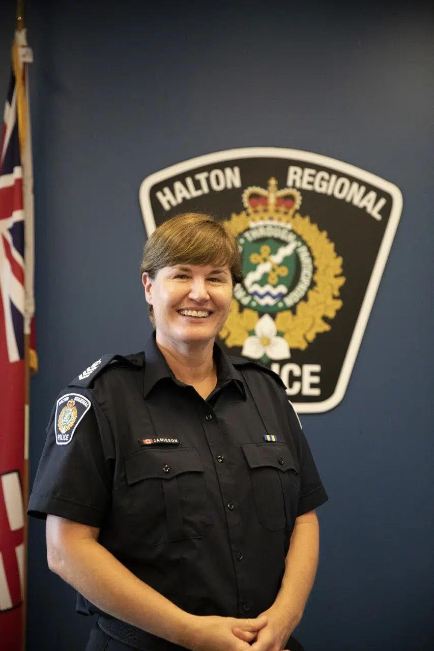 Stephanie Jamieson, Staff Sergeant with the Halton Police