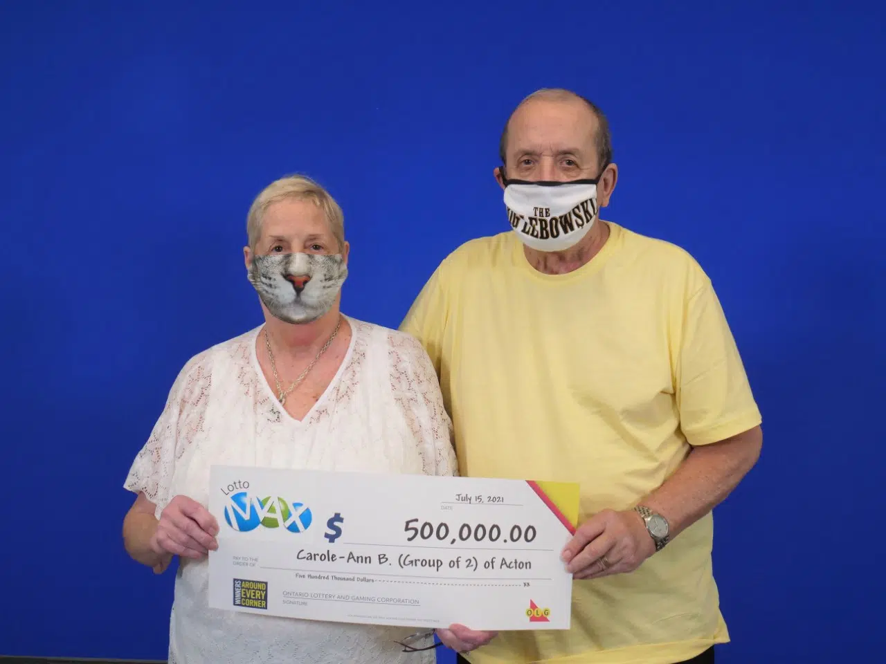 Acton residents win half a million dollars in lottery