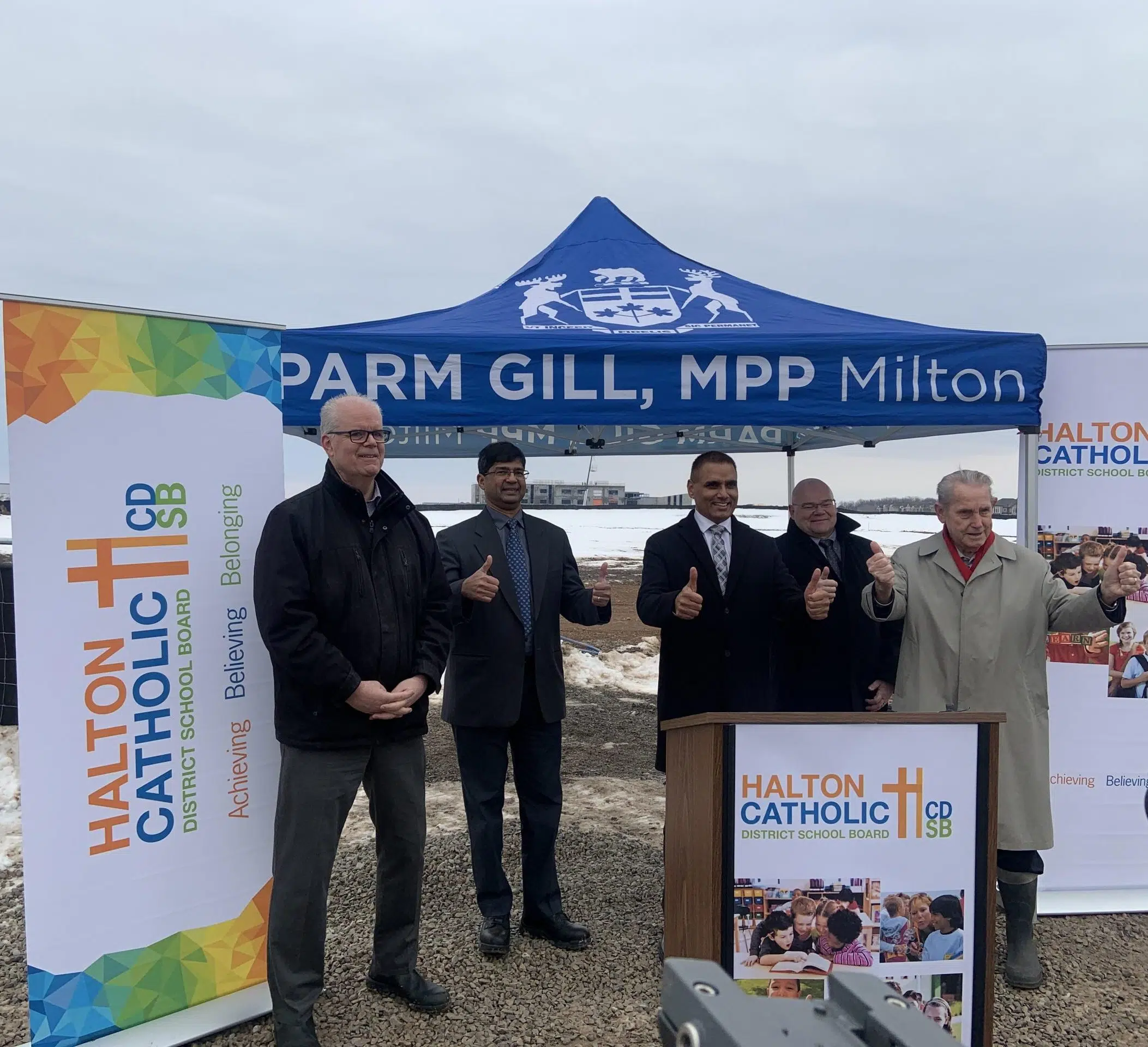 Milton MPP Parm Gill announces seventh new school for the Town of Milton