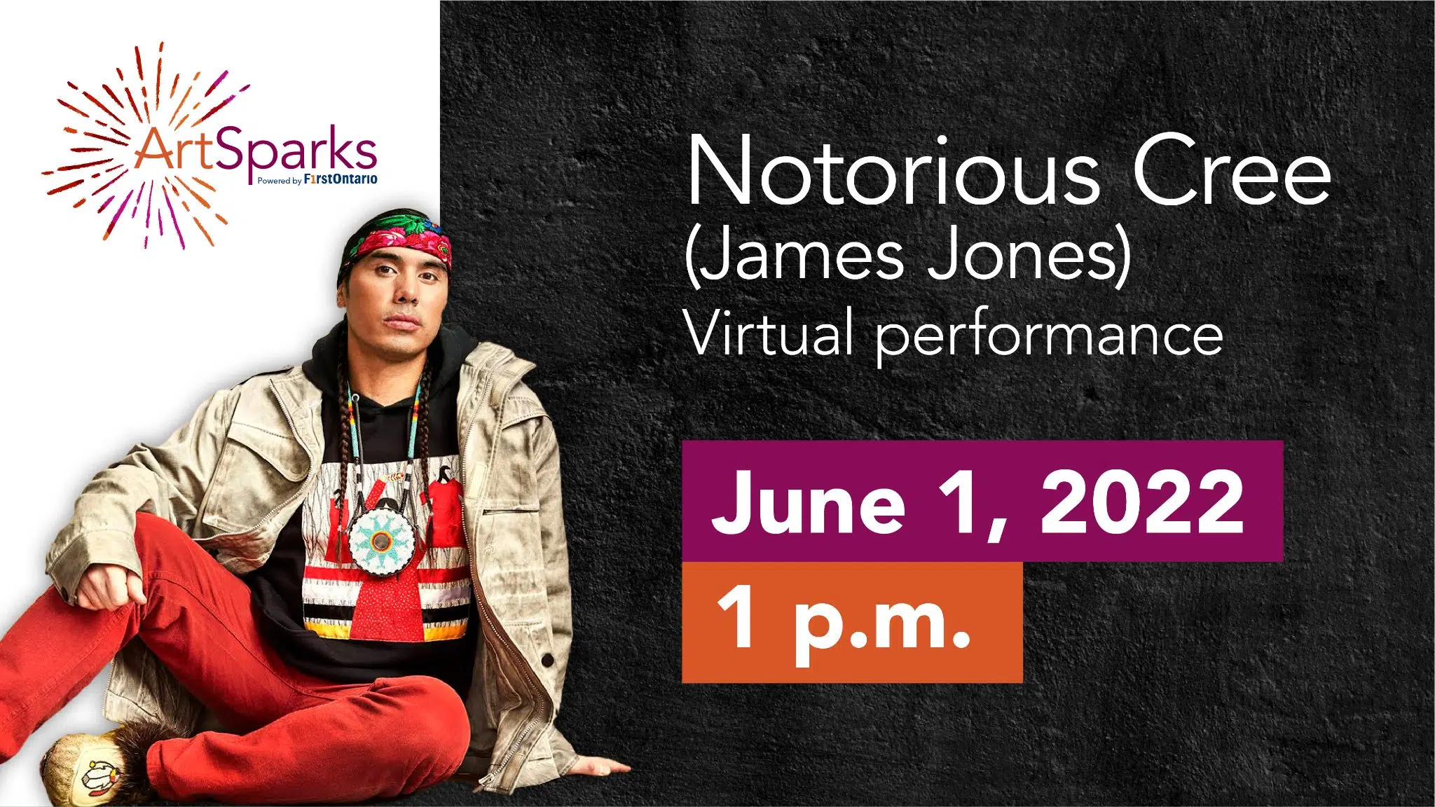 FirstOntario Centre Milton invites you to a performance by Notorious Cree