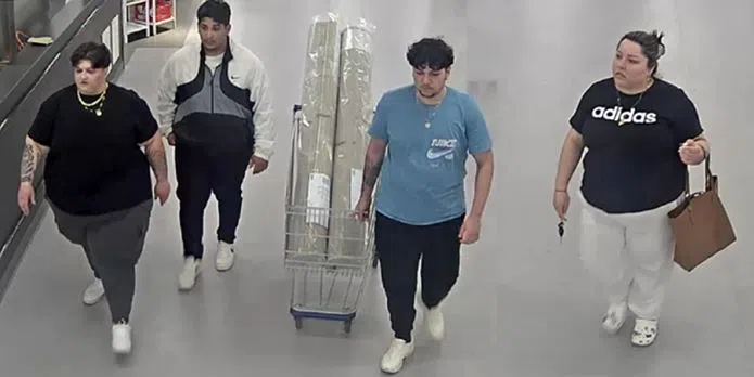Group of four wanted for stealing hundreds of dollars in items from Halton IKEA