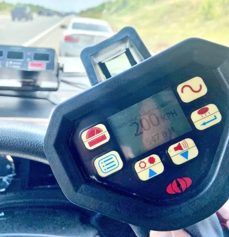 OPP catch driver going 200 km/h on local highway