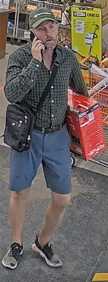 Suspect wanted for Home Depot theft in Milton
