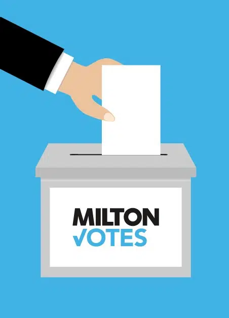 Vote in person for the municipal election on Monday