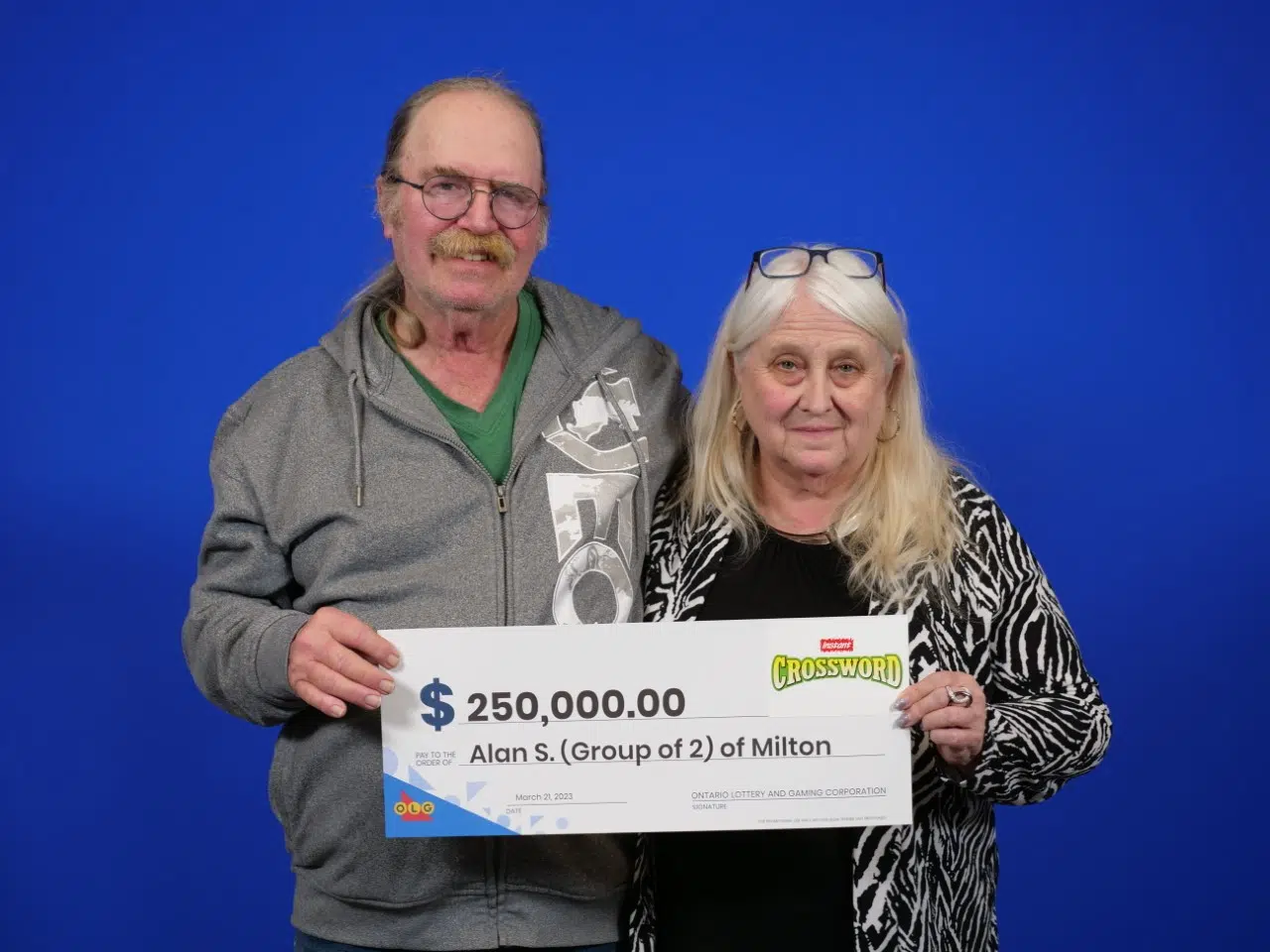 Pair of Milton residents celebrating lottery win