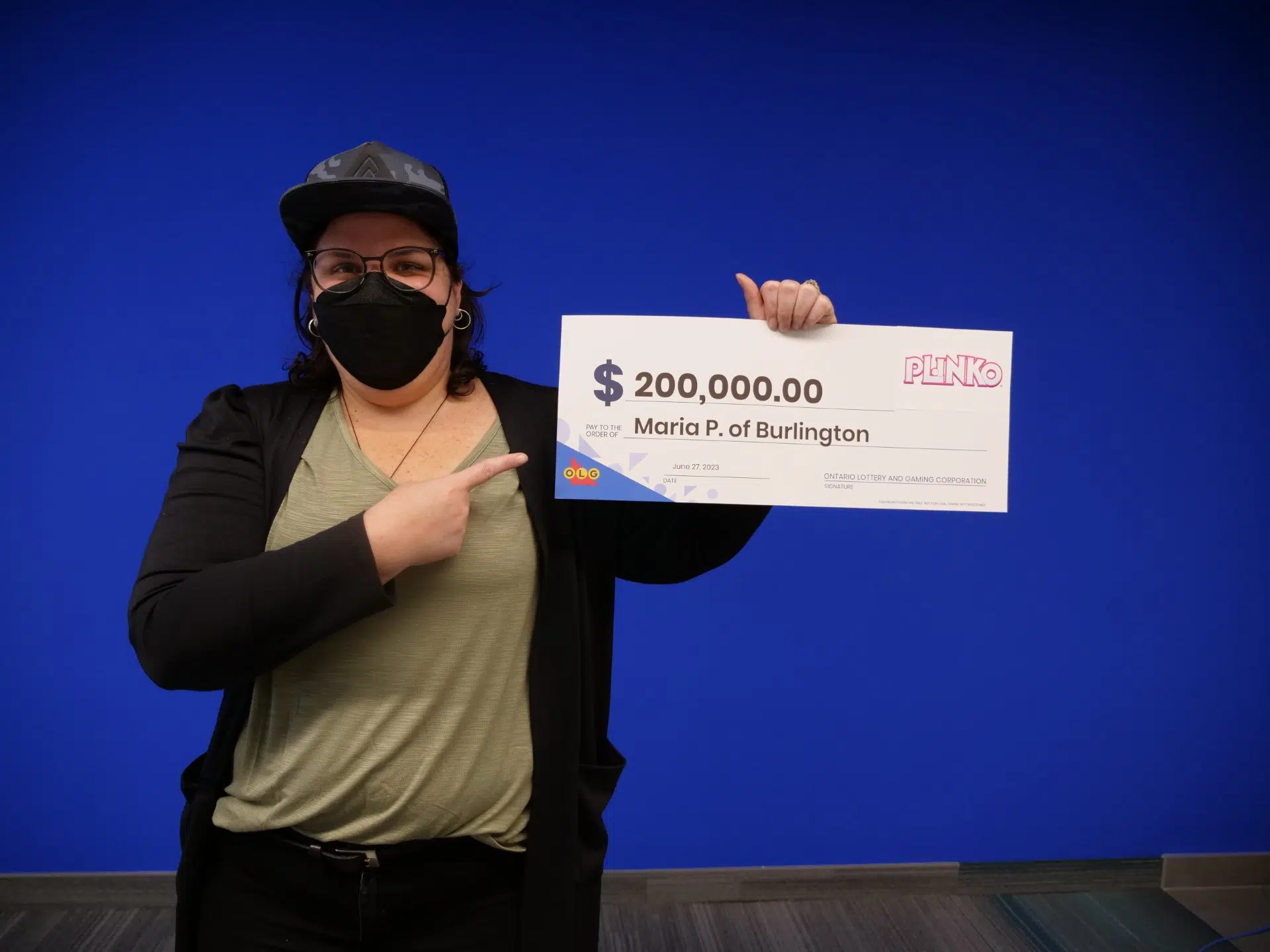 PLINKO: Burlington woman wins six figures with lottery game
