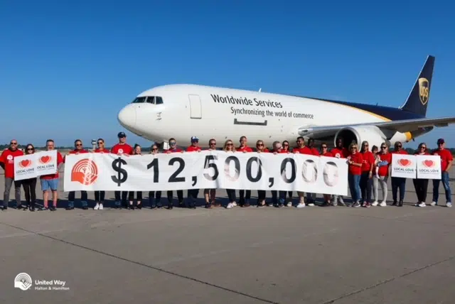Annual 'Plane Pull' launches United Way Halton & Hamilton's fundraising campaign