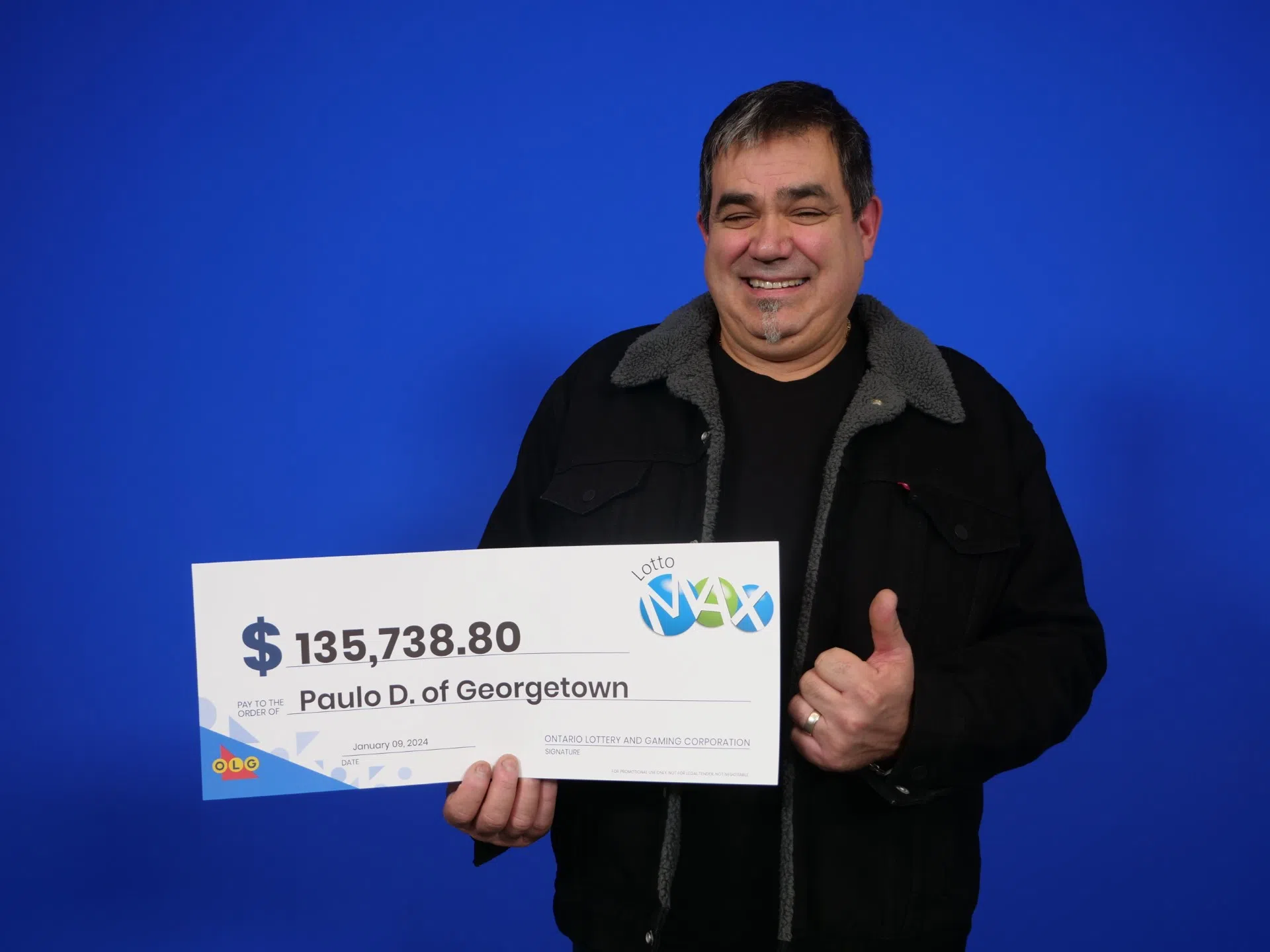 Georgetown man plans to invest after winning the lottery