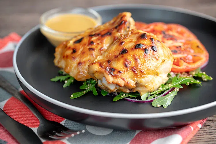 Honey Mustard Glazed Chicken Thighs: A Delicious Friday Night Dinner Delight!