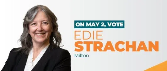 Get to know Edie Strachan, NDP candidate for Milton's by-election