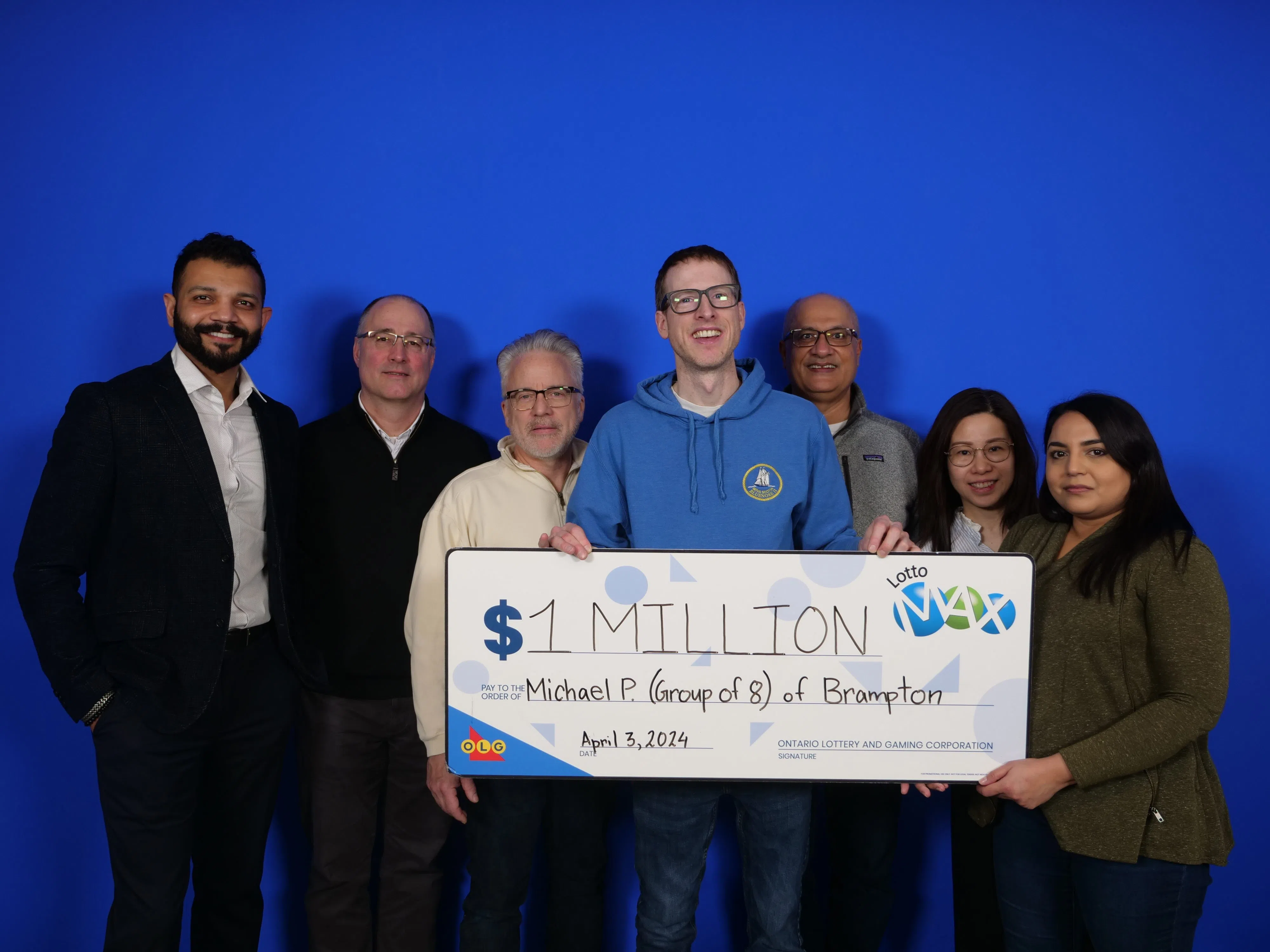 Group of eight wins $1 million, including three locals