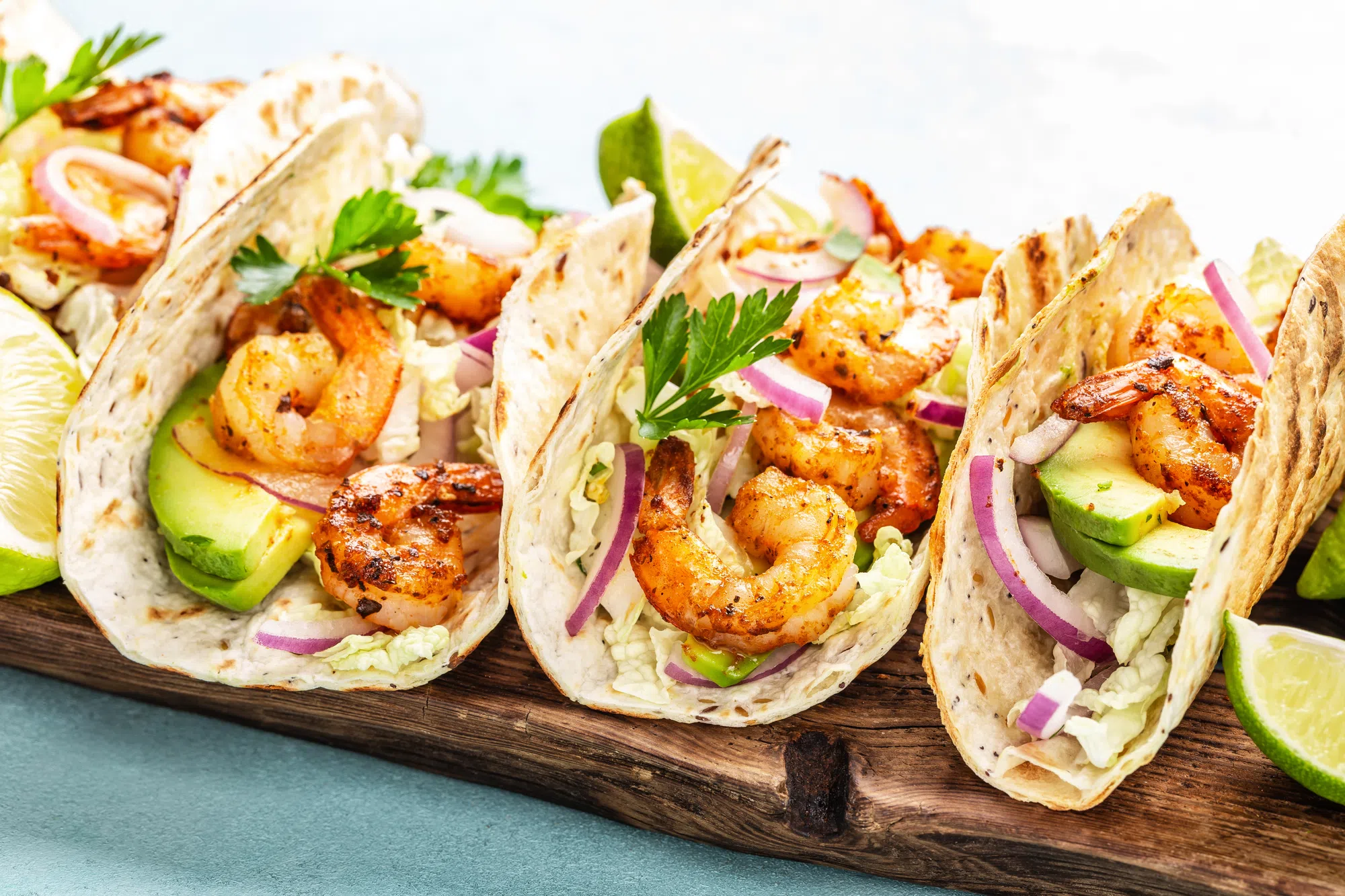 Mango Chili Lime Shrimp Tacos