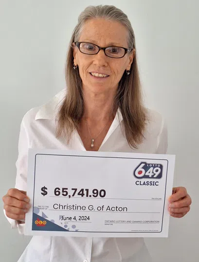 Acton woman wins 65 000 in May lottery FM101 Milton Now