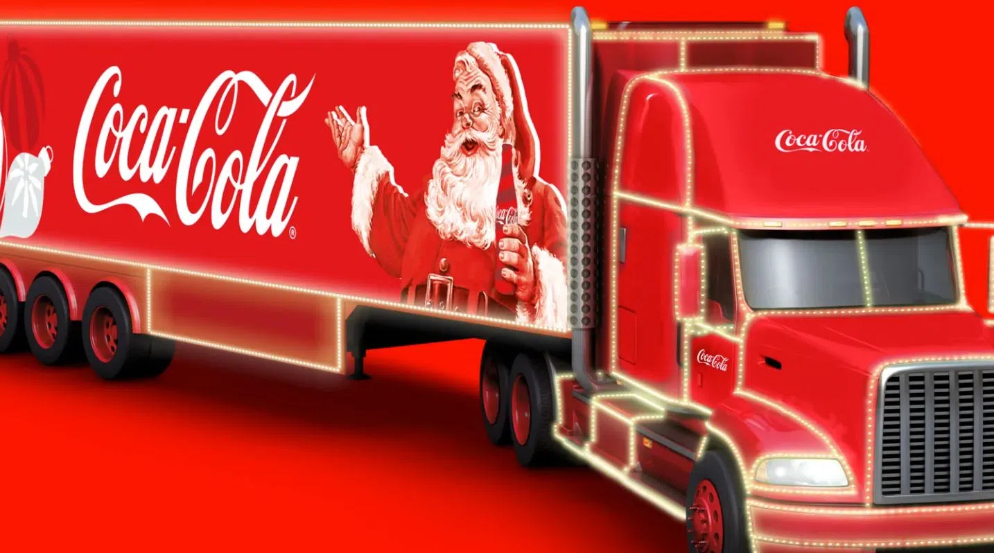 Coca-Cola’s iconic red Christmas truck is stopping by Milton this month