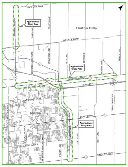 These three Milton roads need to expand, and you can shape the final products
