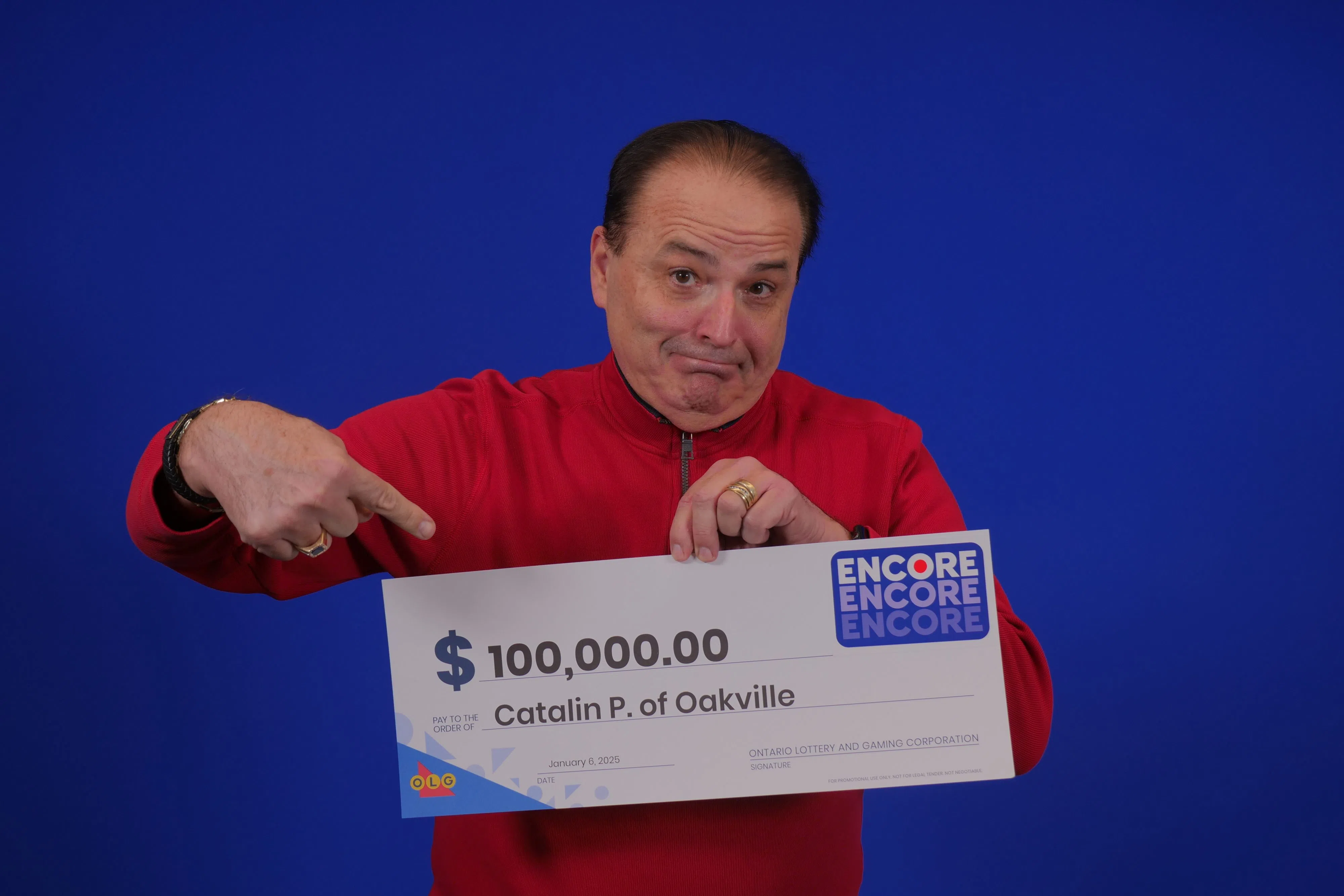 Retired Oakville grandfather wins the lottery